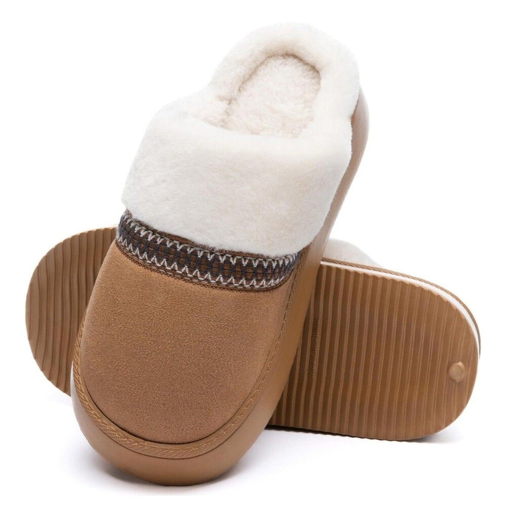 Womens Slippers for Women Cozy Memory Foam House Slippers Winter Warm Size 9-10